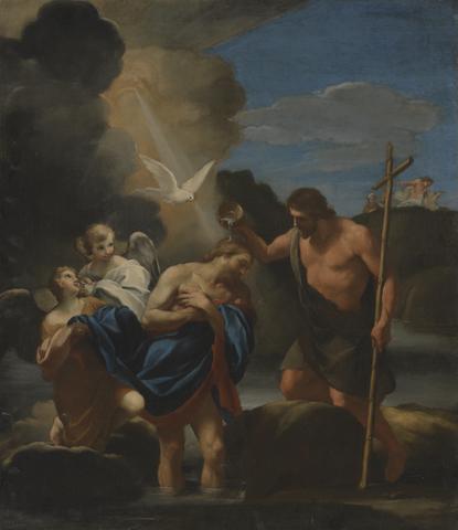 Andrea Sacchi, The Baptism of Christ, ca. 1650
