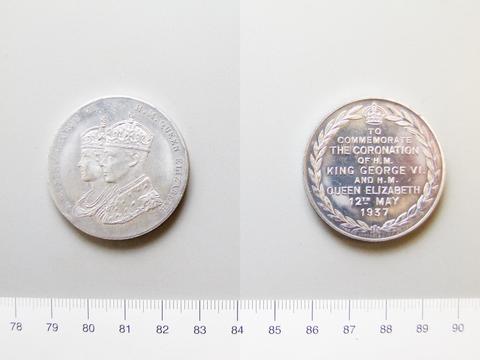 Thomas Fattorini, Medal Commemorating the Coronation of King George VI and Queen Elizabeth, 1937