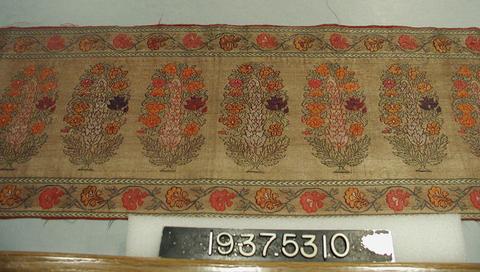 Unknown, Border of a Sash with Flowering Trees, 17th century