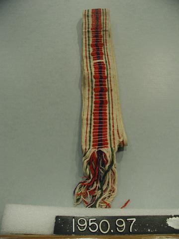 Unknown, Belt- cloth woven, n.d.