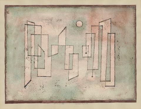 Paul Klee, Grundfeste (Foundation), 1922