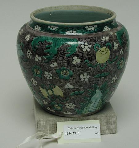 Unknown, Jar with Eigth Buddhist Treasures, 17th century