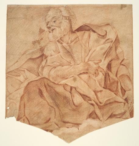 Unknown, Seated Male Figure with Beard, n.d.