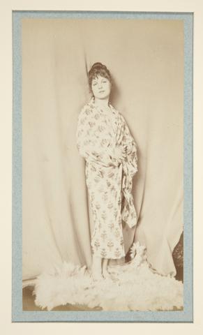 Robert Demachy, Untitled (standing girl), ca. 1880–1900