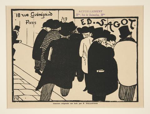 Félix Edouard Vallotton, Les amateurs d'estampes (The Print Lovers), 1892