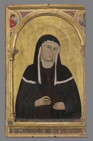 Master of Saints Flora and Lucilla, Saint Flora, One of Two Panels from an Altarpiece, ca. 1310