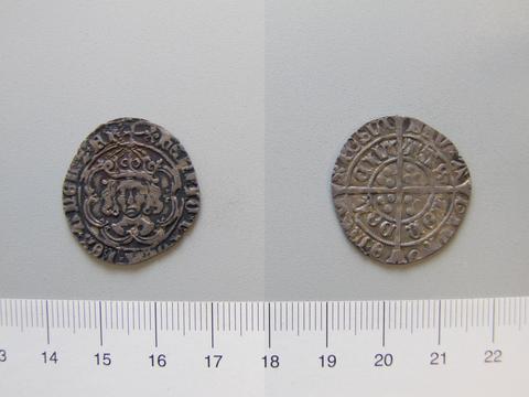Henry VII, King of England, 1 Groat of Henry VII, King of England from London, 1490–1504