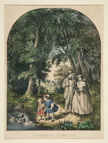 Currier & Ives, A Summer Ramble, 1857–1871