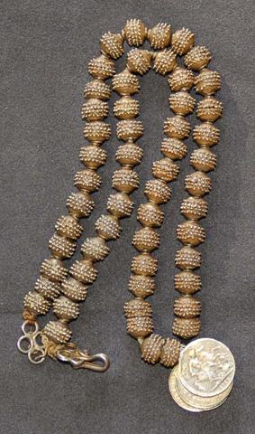 Gilt necklace, 19th–20th century