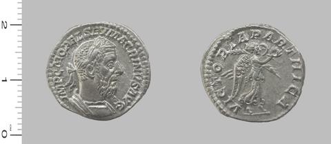 Macrinus, Emperor of Rome, Denarius of Macrinus, Emperor of Rome from Rome, 218