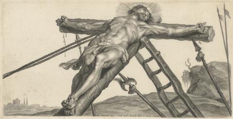 Cornelis Galle II, Elevation of Christ on the Cross, n.d.