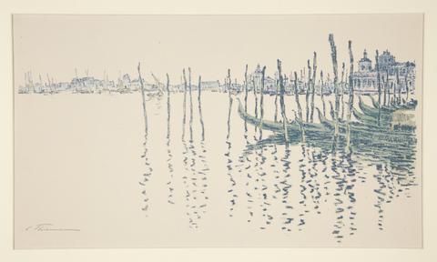 Carl Theodor Thiemann, Untitled (Venetian waterscape), n.d.