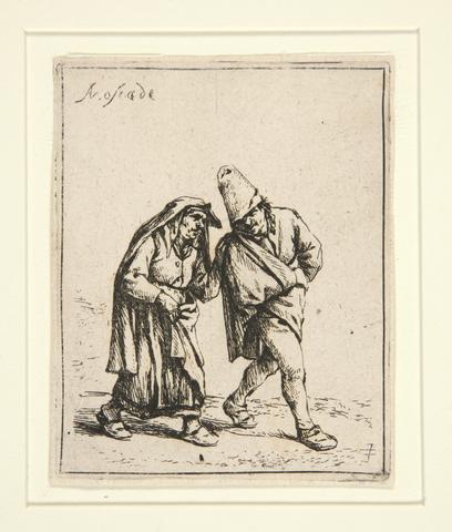 Adriaen van Ostade, The Couple Walking, ca. 1638