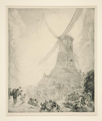 Norman Alfred William Lindsay, The Windmill, 1924