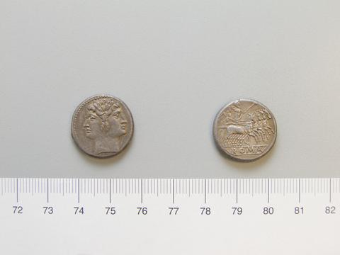Unknown, Didrachm ("Quadrigatus") from Roman Empire, 225–212 B.C.