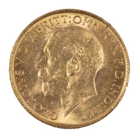 Sovereign of King George V from Pretoria, South Africa, 1928