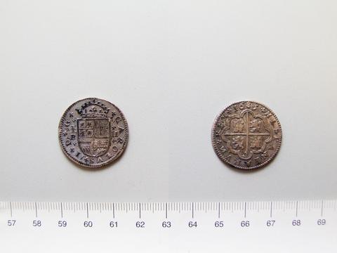 Charles II, King of England and Scotland, 2 Reals of Charles II, King of England and Scotland from Segovia, 1685