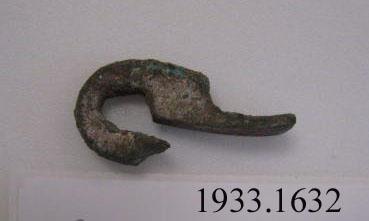 Unknown, Bronze clip-shaped hanger, ca. 323 B.C.–A.D. 256