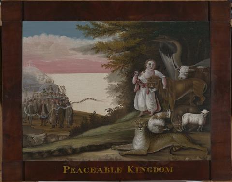 Edward Hicks, The Peaceable Kingdom, ca. 1829–30