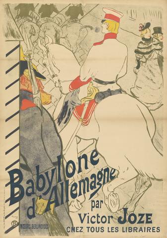 Henri de Toulouse-Lautrec, Babylone d'Allemagne (German Babylon), 1894