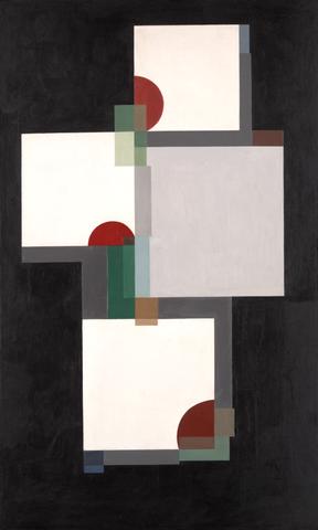 Carl Buchheister, Red and Green Steps, 1925