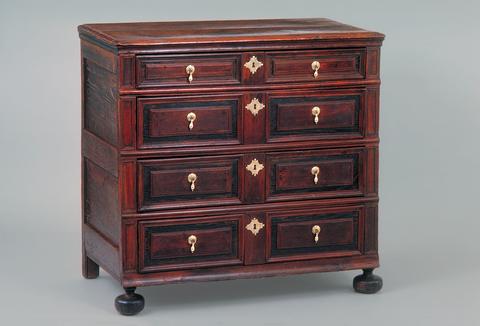 Unknown, Chest of drawers, 1670–1710