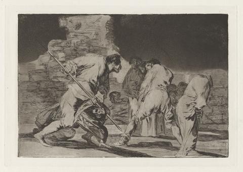 Francisco Goya, Disparate furioso (Furious Folly), also known as Hizonos dios y maravillamos nos (It Is Amazing and We Were Made by God, from the series Los disparates (The Follies/Irrationalities), ca. 1816–19, published 1864 (first edition)