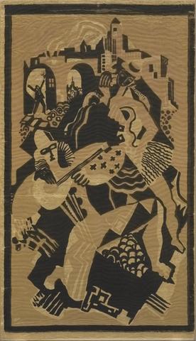 Ruth Reeves, "Carneval" Wall Hanging, probably 1929