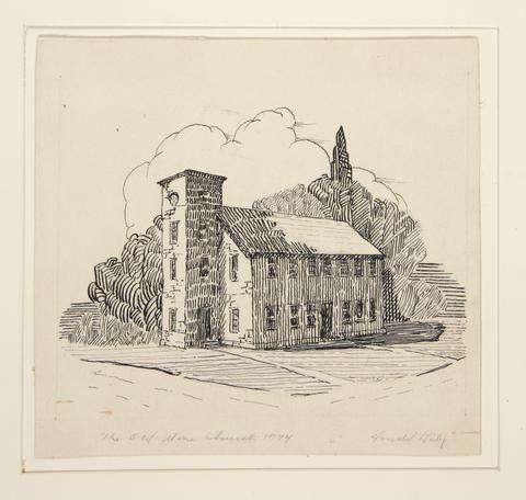 Donald Kirby, The Old Stone Church 1774, n.d.