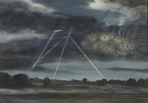 Peter Hurd, Enemy NIght Action over the Midlands No. 2 (Late Twilight on the night of July 23rd 1942), July 23, 1942