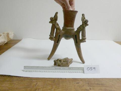 Unknown, Tripod vase on raised legs, A.D. 850–1502