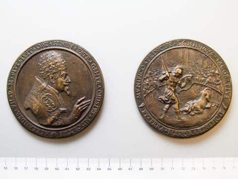 Pope Alexander VII, Cast Medal of Pope Alexander VII, 1658