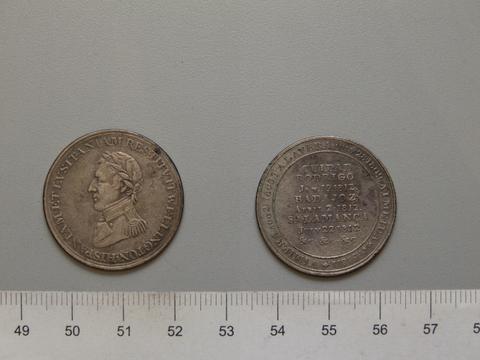 Birmingham Mint, Halfpenny Token of Wellington Battle, 1812–13