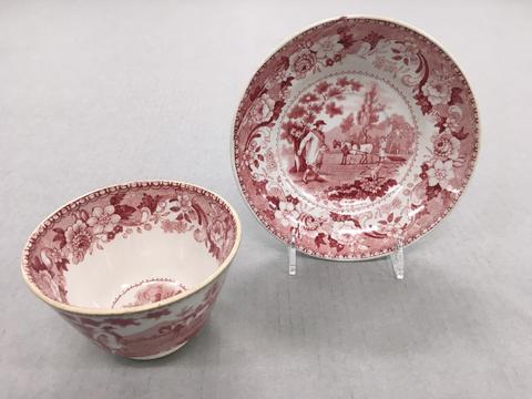 William Adams and Sons, Teabowl and Saucer, ca. 1835