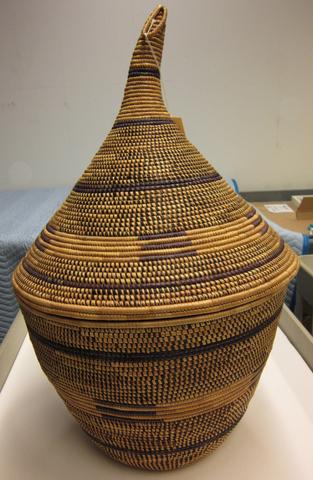 Lidded Basket, late 20th century, before 1984