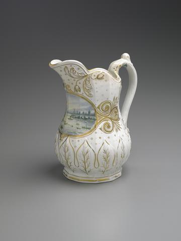 attributed to Théophile Frey, "Lotus Leaf" pattern pitcher, 1852–58
