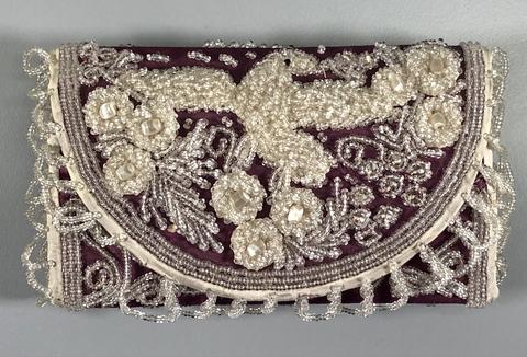 Unknown, Beaded sewing case, ca. 1850