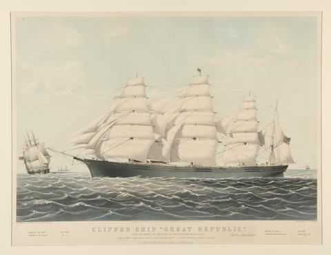 Charles Parsons, Clipper Ship "Great Republic", 19th century