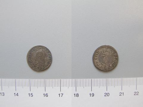 Charles I, King of England, Halfgroat of Charles I, King of England from London, 1636–38