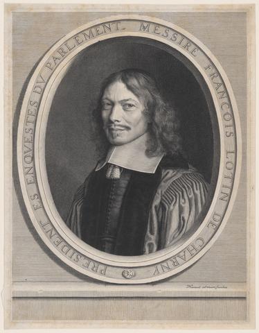 Robert Nanteuil, François Lotin de Charny (Président au Parlement de Paris), ca 1657