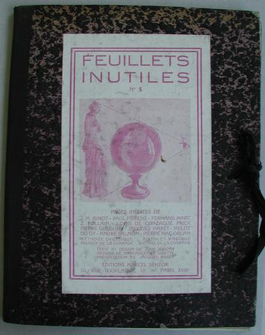 Jacques Maret, Feuillets Inutiles (nos. 5, 8, 17 (2 vols), 18, 22, 25 (2 vols), 30, 31, 32), 20th century