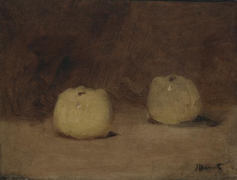 Édouard Manet, Still Life with Two Apples, ca. 1880