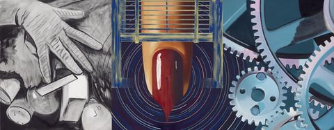 James Rosenquist, While the Earth Revolves at Night, 1982