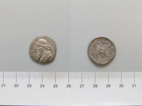 Mithridates II of Parthia, 1 Drachm of Mithradates II from Parthia, 123–88 B.C.