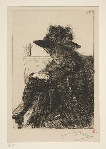 Anders Zorn, Mme. Armand Dayot, 1890
