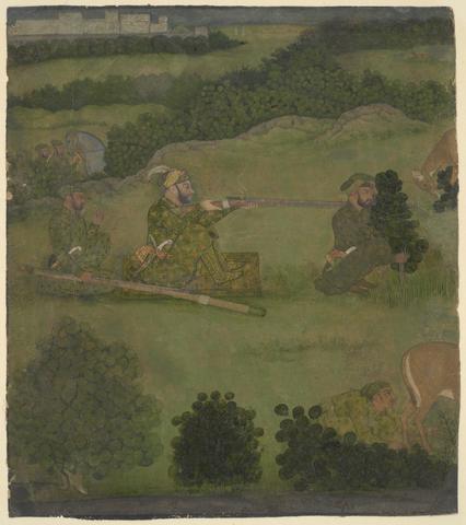 Unknown, Prince Mu’azzam Hunting, ca. 18th century