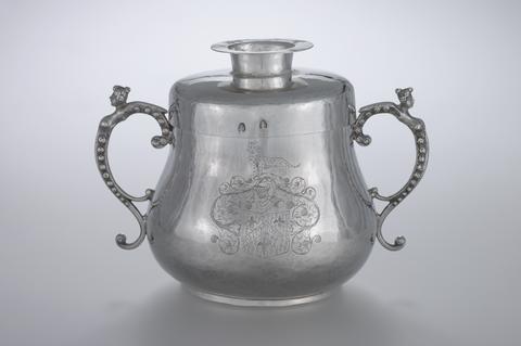 John Coney, Covered Caudle Cup, ca. 1679–85