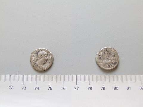 Hadrian, Emperor of Rome, Denarius of Hadrian, Emperor of Rome from Rome, 134–38