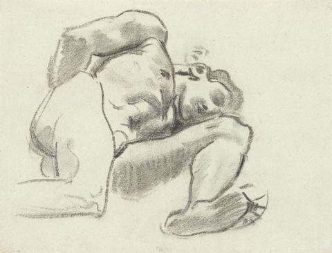 John Singer Sargent, Study for Prometheus, rondel, Rotunda, Museum of Fine Arts Boston, ca. 1917–21
