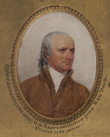 John Trumbull, Egbert Benson (1746–1833), 1792
